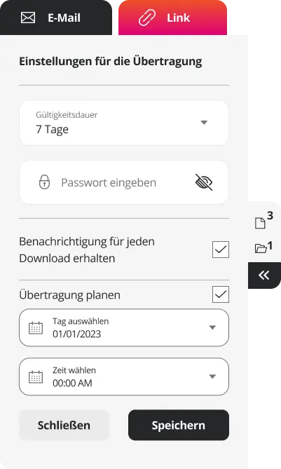 Transfer Settings