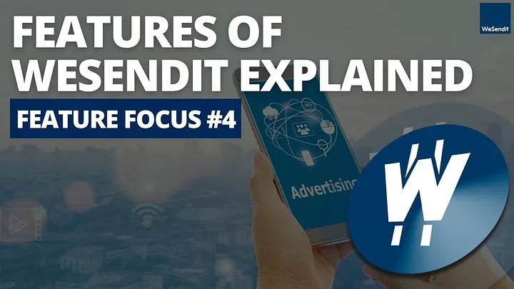 WeSendit Feature Focus #4 — Ad Manager