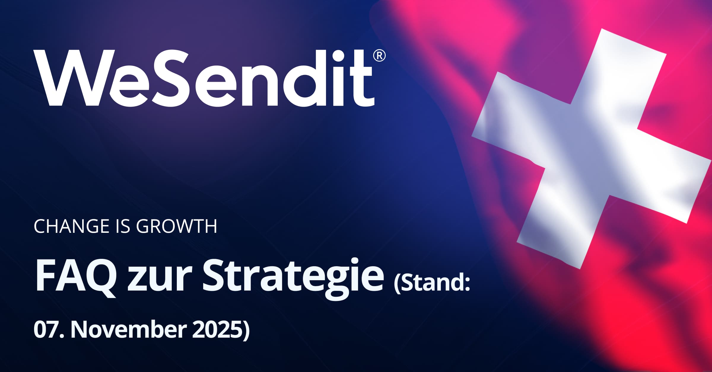 WeSendit Strategie FAQ — November 2025