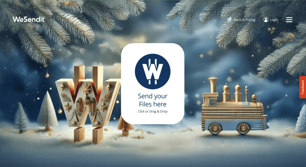 WeSendit custom branding wallpaper example 4