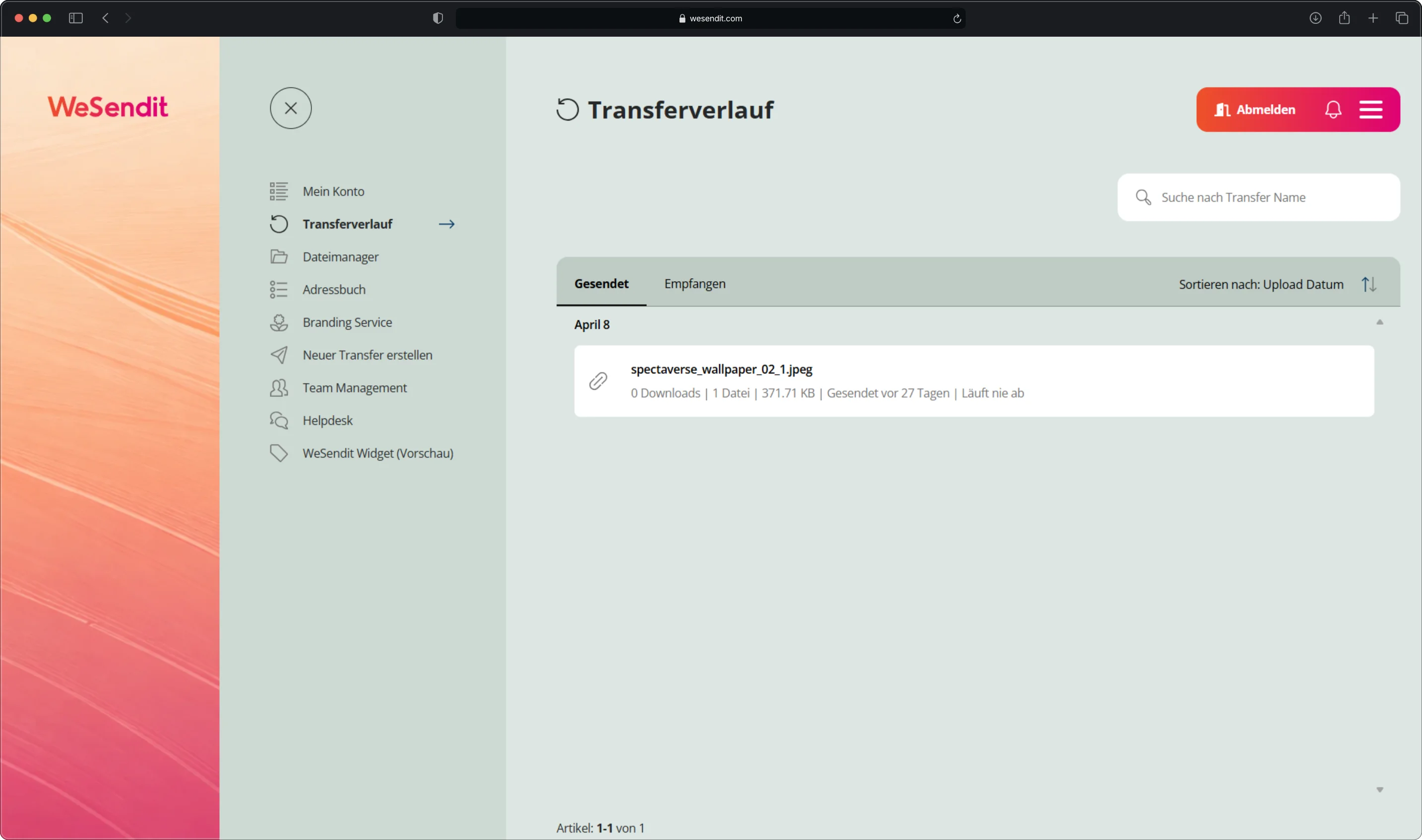 Transfer History