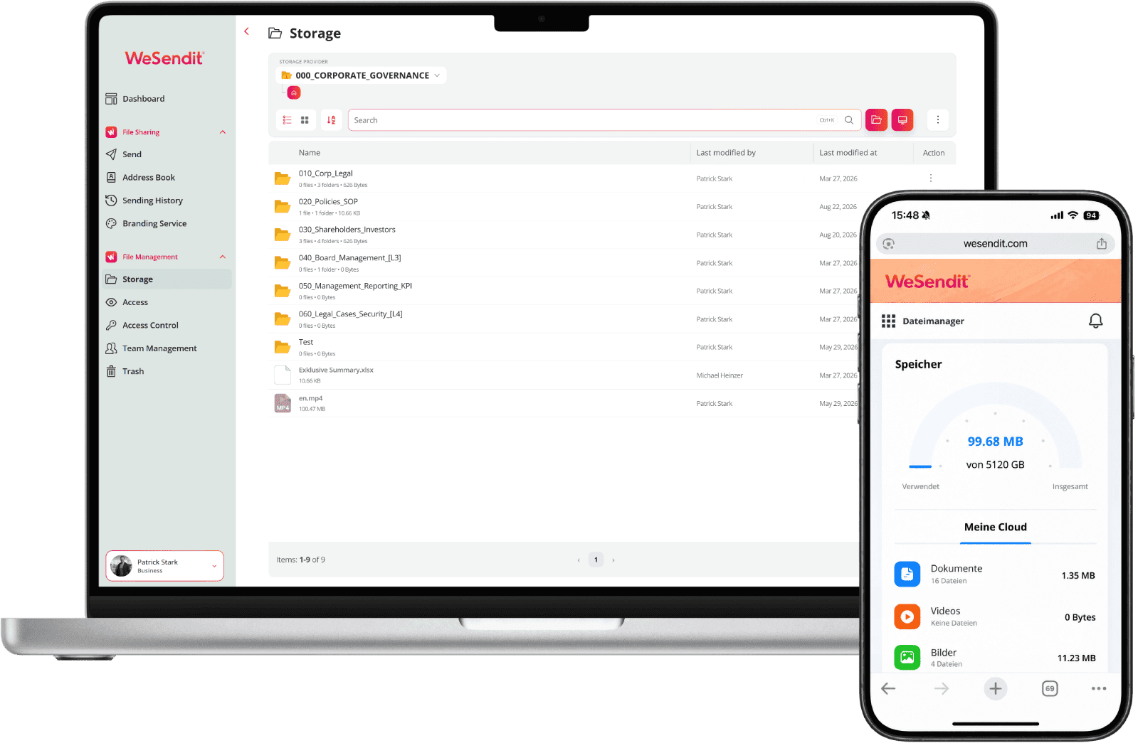 Dashboard Interface